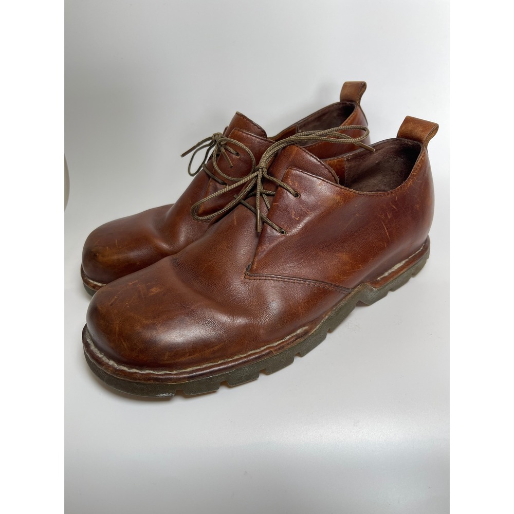 Cole Haan Country Mens Brown Leather Lug Sole Y2K Derby Oxford Shoes 9M C00171